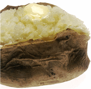 Baked Potato in a Can  Use a tin can such as one from beans or vegetables. Gener
