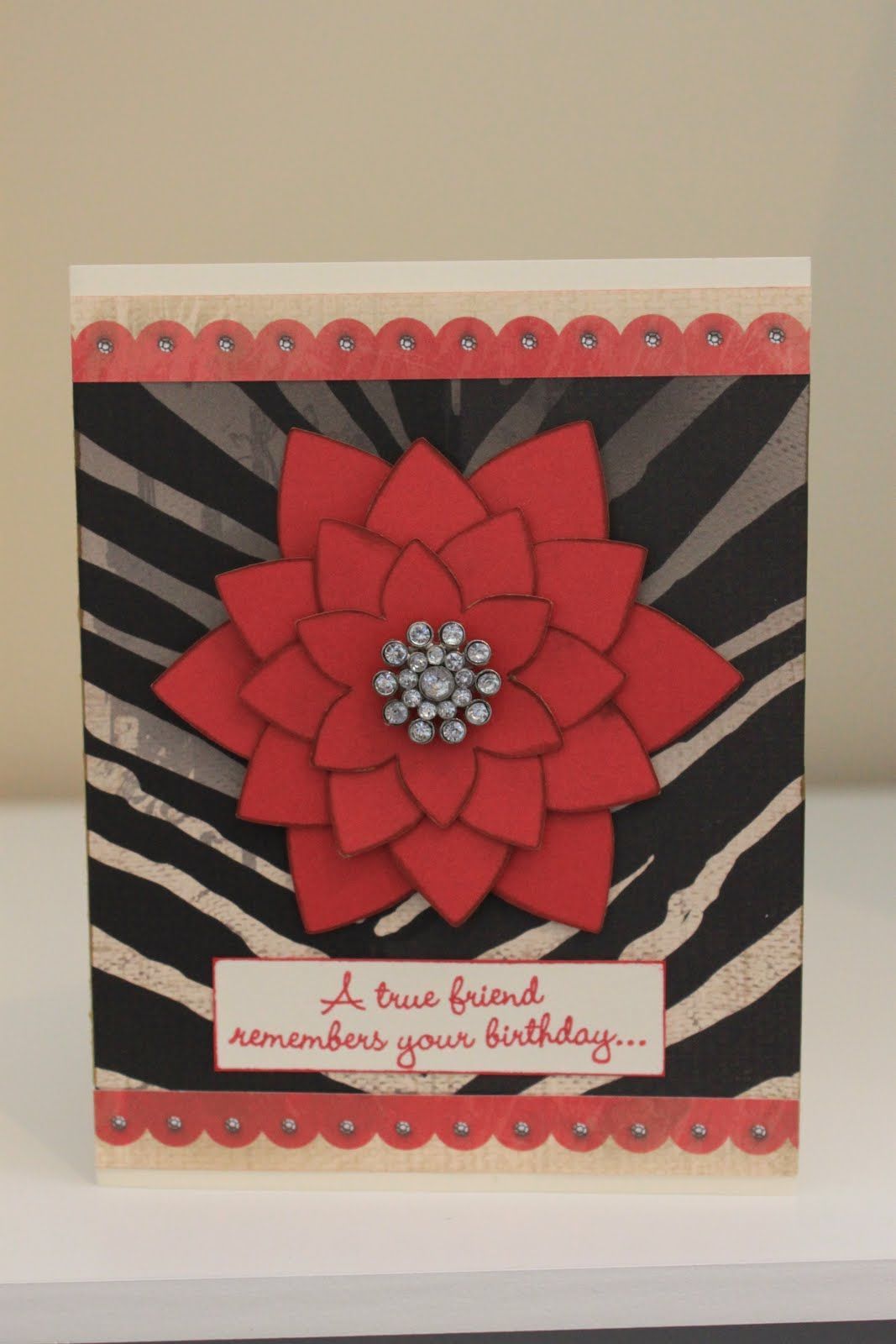 Birthday Card using Roxie Paper