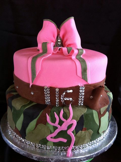 Browning Sweet 16 cake by Lily's cakes, via Flickr    I know someone who wou