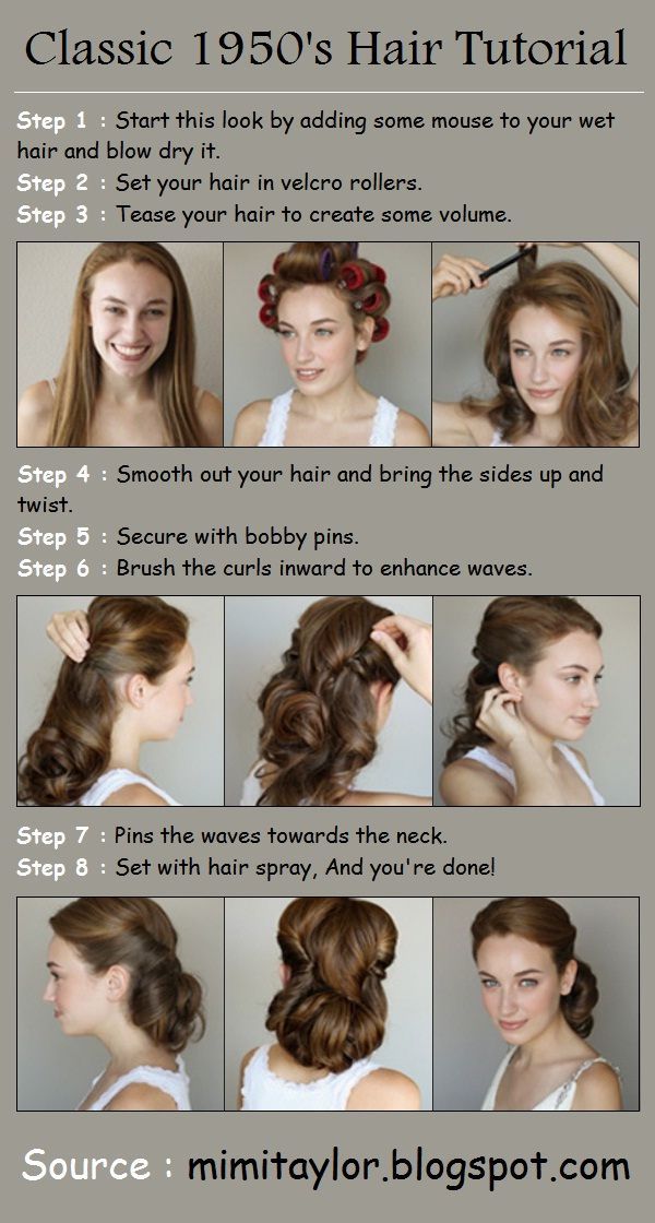 Classic 1950's Hair Tutorial