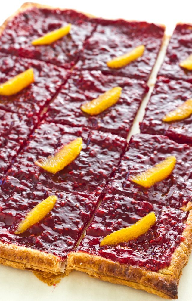 Crispy Raspberry-Orange Tart – Click for Recipe