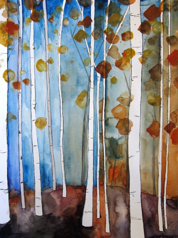 Fall Leaves – Use code SUNSHINE to receive 40% off originals and prints from Mai