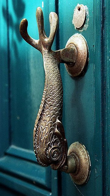 Fish door knocker – Robin Hood’s Bay – North York Moors (England)