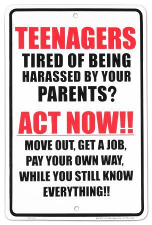 Hear hear teenage!