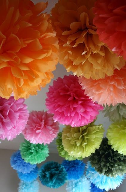 How To Make 18 inch Tissue Pom Flowers step by step directions…so easy!!