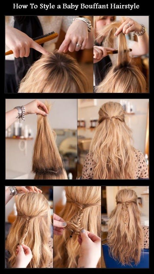 How To Style a Baby Bouffant Hairstyle
