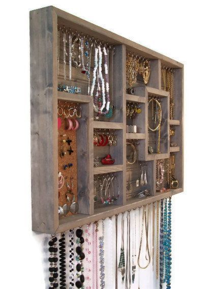 Jewelry Organizer Display Case, Earring Holder $118.00