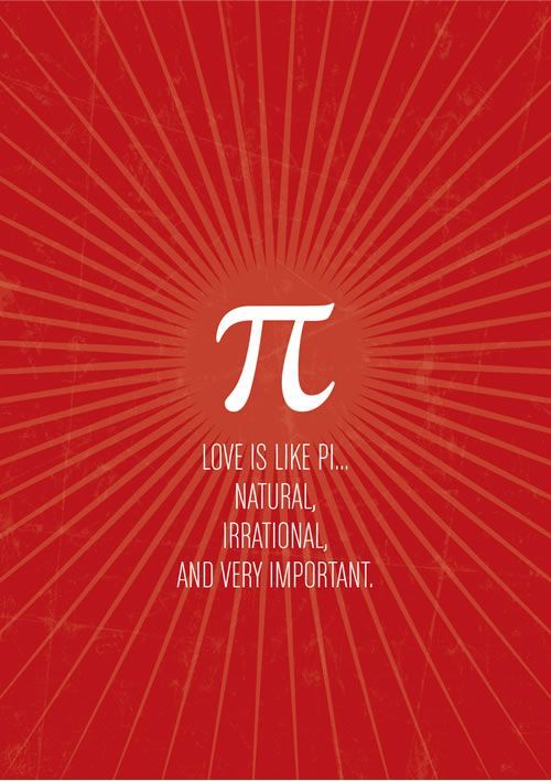 Love is like Pi. Happy #valentinesday !