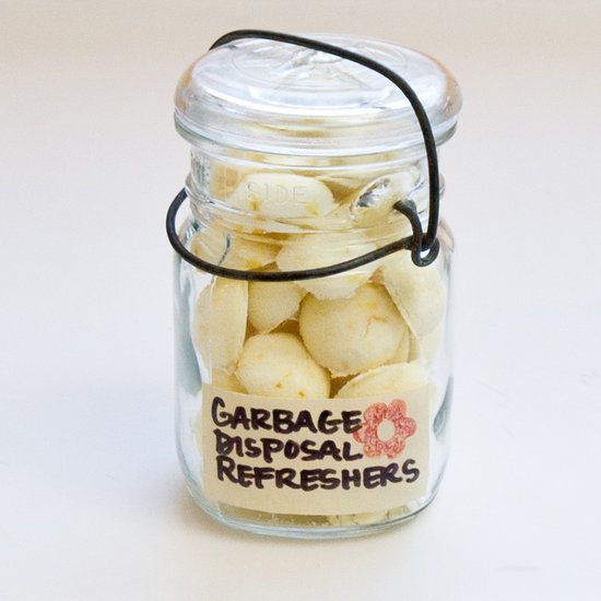 Make your own homemade garbage disposal freshener bombs. Just drop one in your g