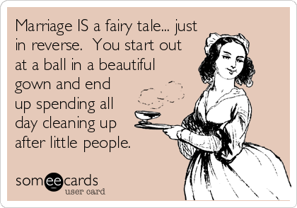 Marriage & Fairy Tales // If you're lucky! :)