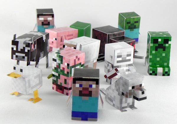 Minecraft Minis Paper Crafts |Gadgetsin