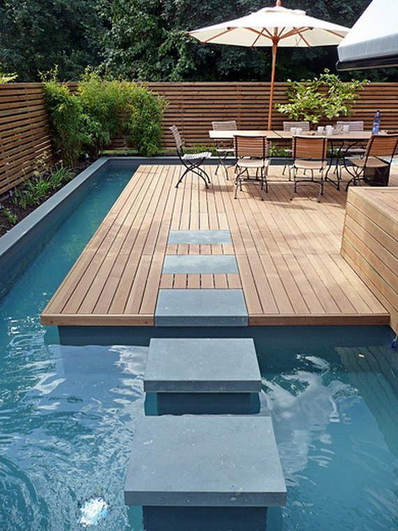 Minimalist Swimming Pool Design 2012 for Small Terraced Houses