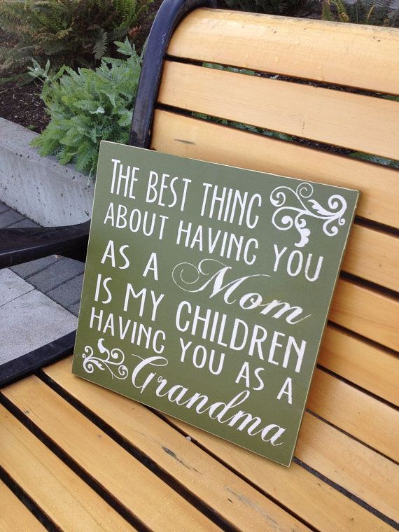 Mother's Day Sign. Great gift idea for grandmas.