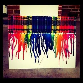 Must do something like this with all those broken crayons!