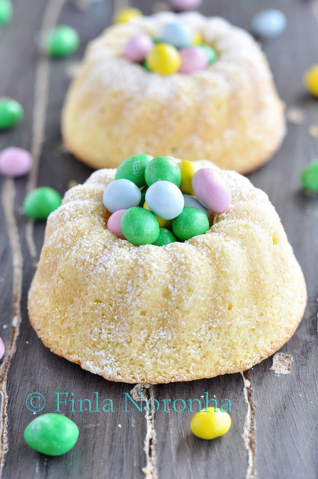 My Kitchen Treasures: Advocaat Easter Budnt Cakes