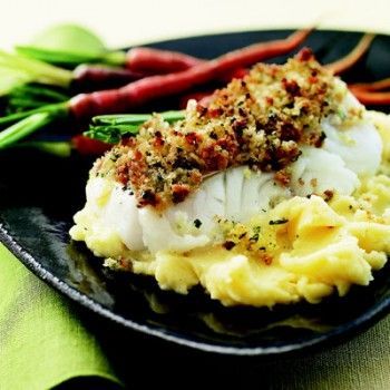 Panko Breaded Cod & Cauliflower Potatoes