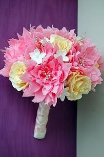 Paper flower bouquet!