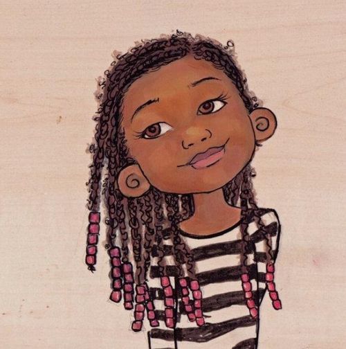Pinner wrote: "I love that her braids are a lil fuzzy :)"