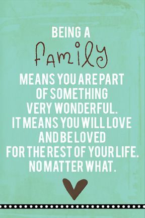 Project Life-journal card- Being-a-family