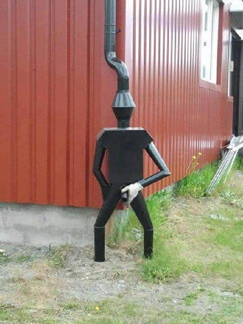 Rain Gutter Ingenuity – I am so going to have this someday!