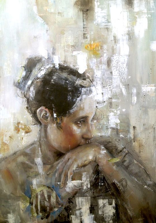 Saatchi Online Artist: Benjamin Garcia; Oil, Painting "Veronica 3"