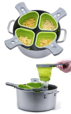 Single portion pasta baskets. great for portion control LOVE THIS! :) Different