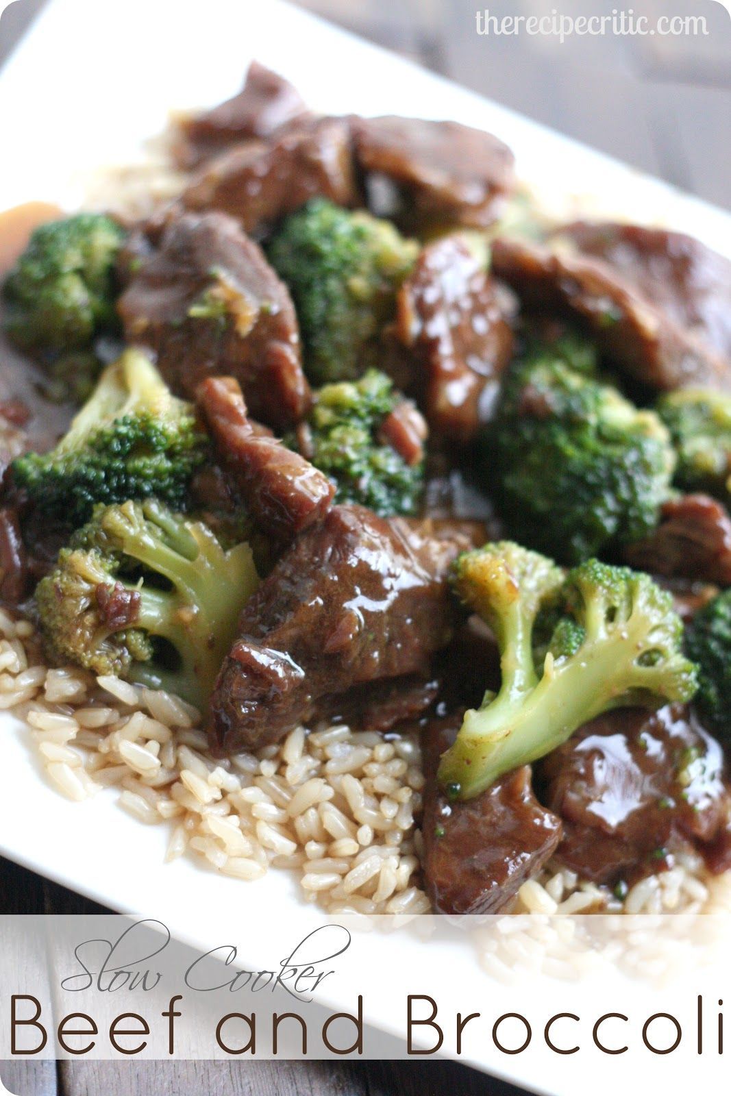 Slow Cooker Beef and Broccoli Blogger's note:  Things that I would do differ
