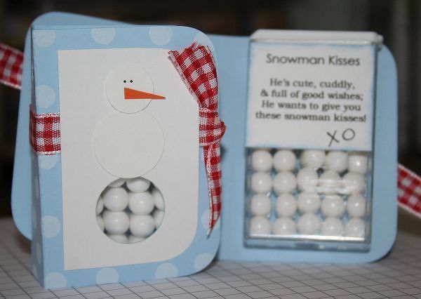 Snowman Kisses Tic Tac Holders – Two Peas in a Bucket