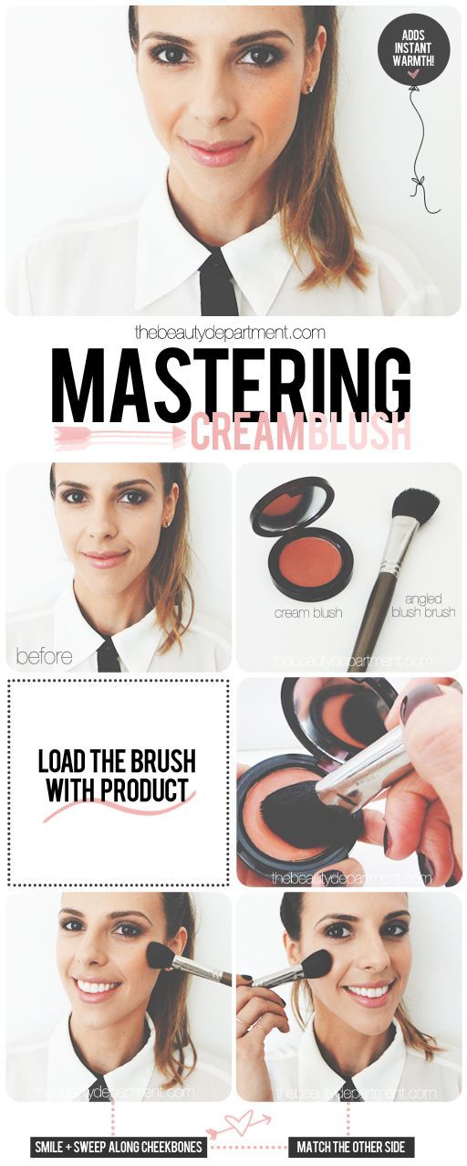 So helpful! I am no longer fearful of it!  #makeup how to #cream blush #tutorial