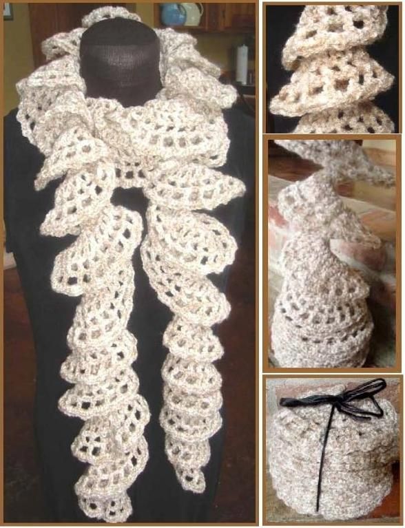 Spirally Scarf by Lisa Gentry | Crocheting Pattern