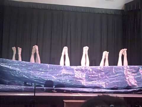 Synchronized Air Swimming (high school talent show). funny!