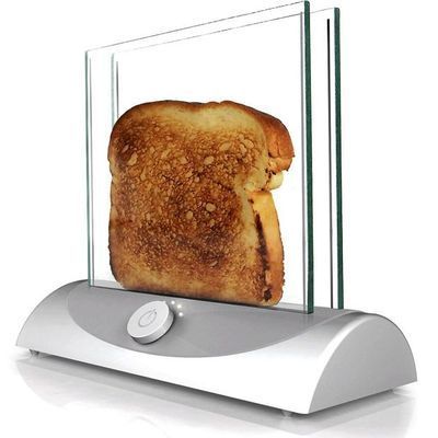 Transparent toaster – That would be so fun to watch.
