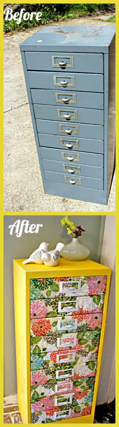 Up-cycle A Filing Cabinet