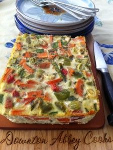 Vegetable Terrine: a colorful and heart healthy way to enjoy your vegetables.
