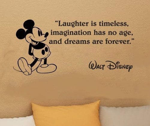 Walt Disney- I have to have this in my girls bedroom with her Minnie Mouse Theme