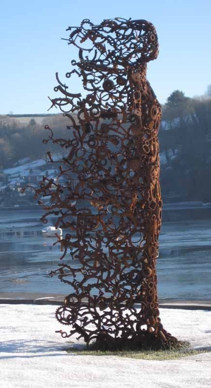 "You Blew Me Away" sculpture by Penny Hardy ~ LOVE this piece, creativ