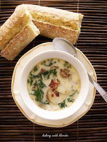 Zuppa Toscana. Knock-off Olive Garden Soup.– I have tried this recipe, and LOVE