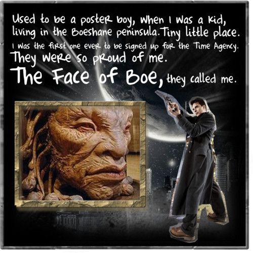:)  Would love to see the path he took from Captain Jack to the OLD Face of Boe.