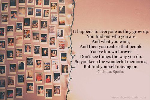 by Nicholas Sparks. this really hit home