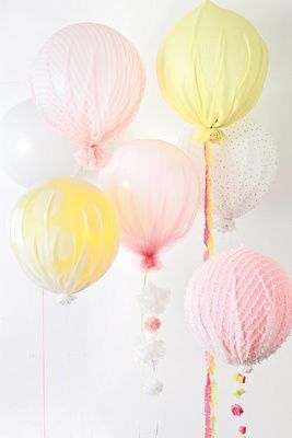 fabric wrapped balloons // inside out magazine