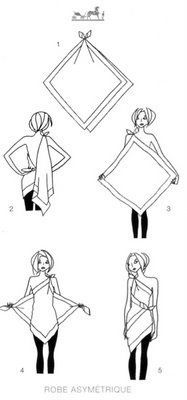 how to tie a toga. I feel like this will come in handy each fall! Toga party :)