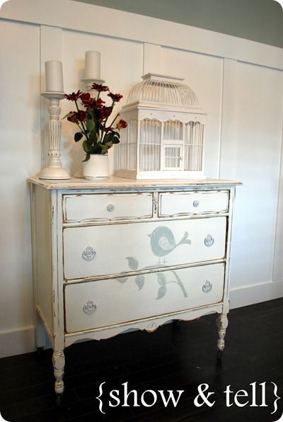 {lazy girl’s guide to quick make-over AKA fab new little dresser} | Sweet