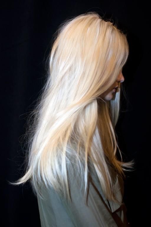 long soft beautiful blonde hair