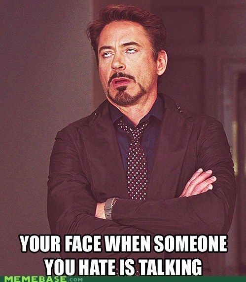 my face when a first or second year ED student is speaking!