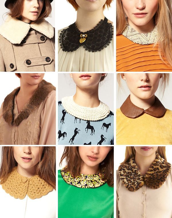 my favorite trend this season: peter pan collars! textured, colorful, whimsical