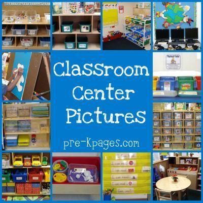 prek centers:tips and ideas:ABC Center, block Center, Classroom Library, Compute