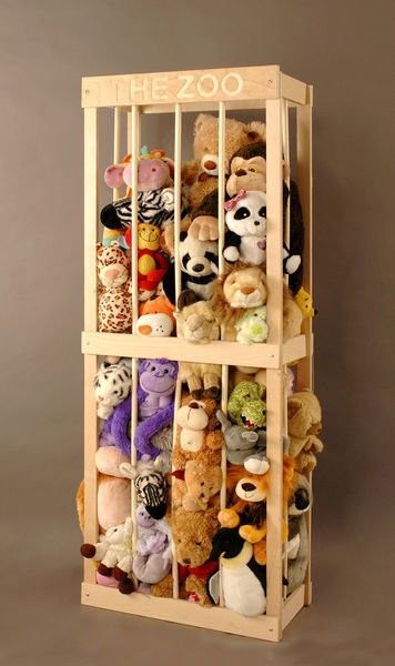 stuffed animal storage. Too cute