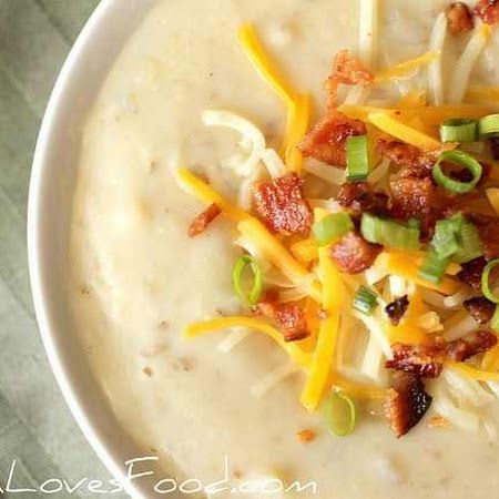 Baked Potato Soup – Crockpot Recipe