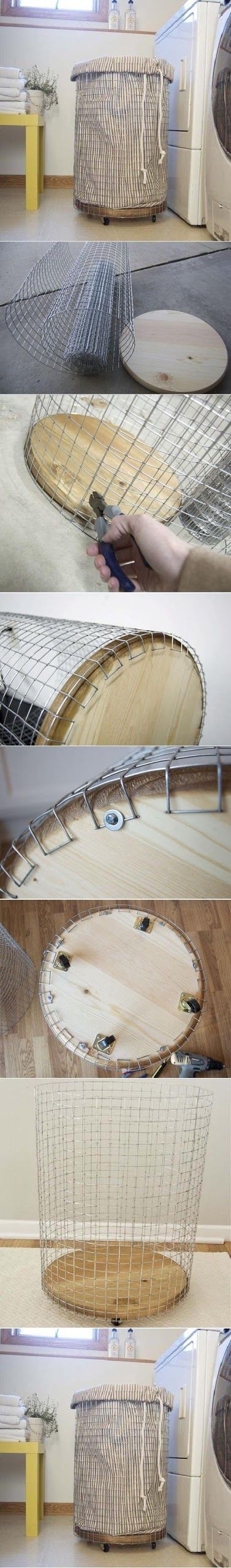 DIY : How To Make a Laundry Basket