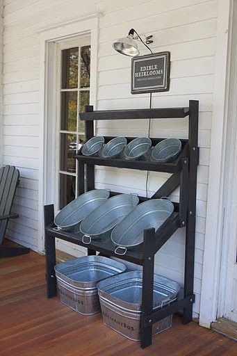 DIY — Drink and snack storage for back yard parties. *Or for balls, frisbees, d